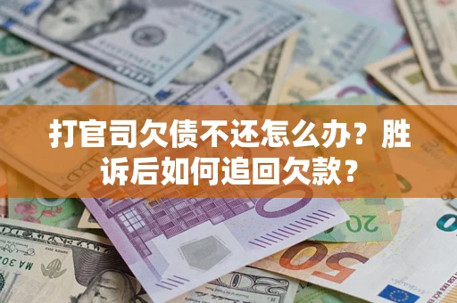 武汉打官司欠债不还怎么办？胜诉后如何追回欠款？