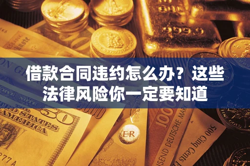 武汉借款合同违约怎么办？这些法律风险你一定要知道