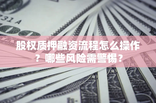 武汉股权质押融资流程怎么操作？哪些风险需警惕？