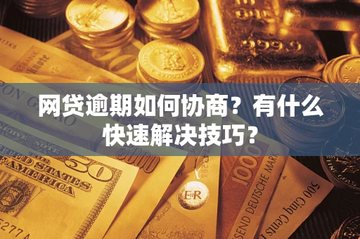 武汉网贷逾期如何协商？有什么快速解决技巧？