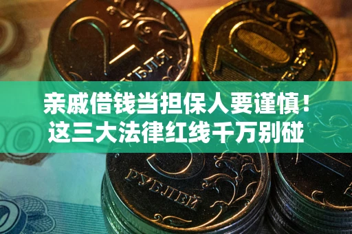 武汉亲戚借钱当担保人要谨慎！这三大法律红线千万别碰
