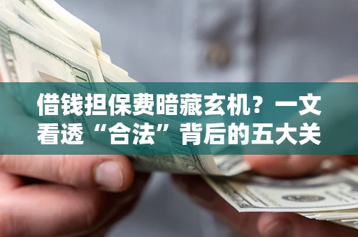 武汉借钱担保费暗藏玄机？一文看透“合法”背后的五大关键陷阱