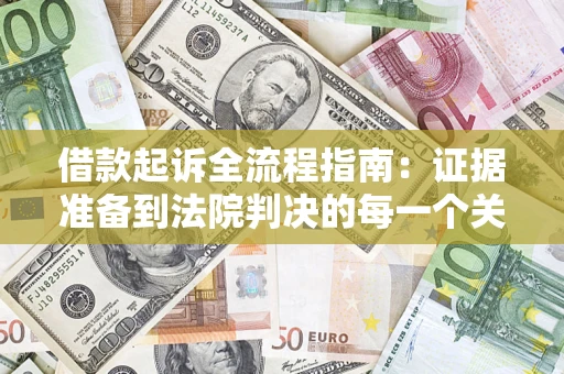 武汉借款起诉全流程指南：证据准备到法院判决的每一个关键步骤