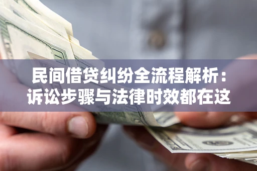 武汉民间借贷纠纷全流程解析：诉讼步骤与法律时效都在这儿了