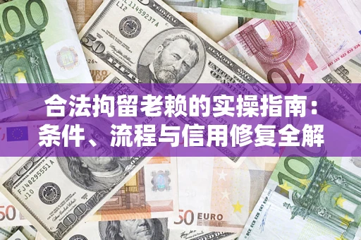 武汉合法拘留老赖的实操指南：条件、流程与信用修复全解析